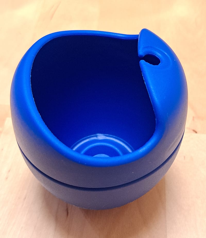 Mate Tee Set aus Silikon mit Bombilla - Blau