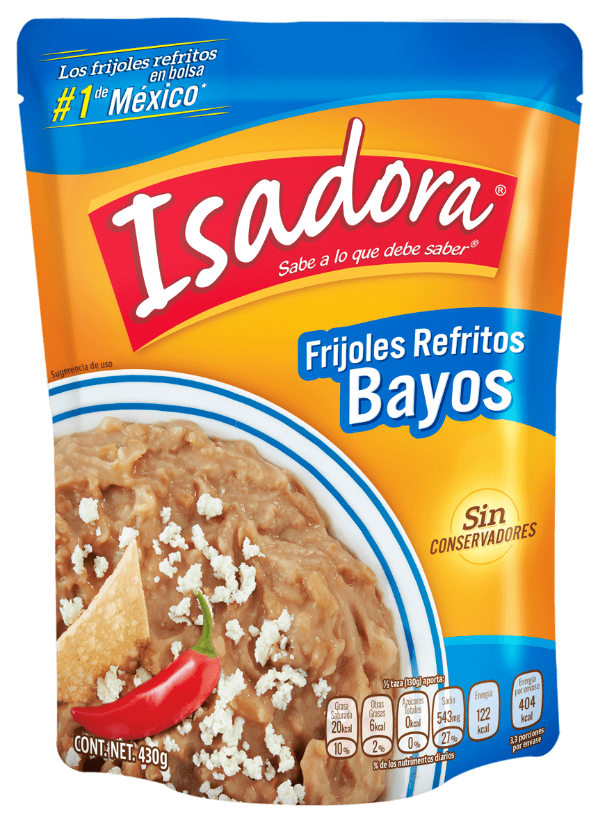 Frijoles Refritos Bayos - ISADORA