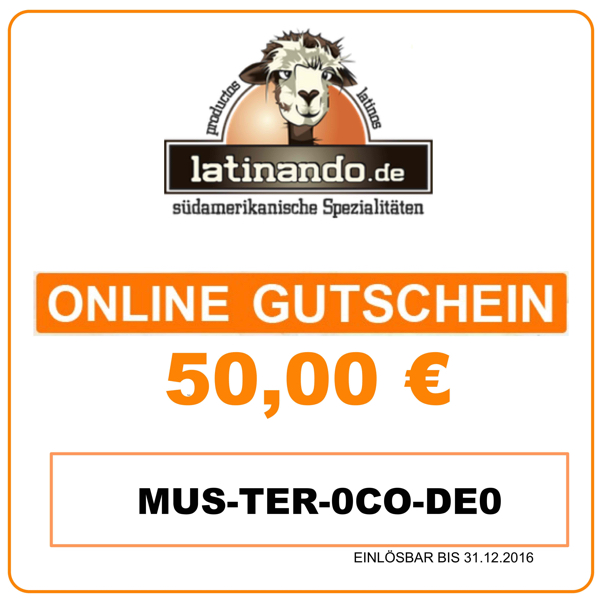 Gutschein 50 Euro