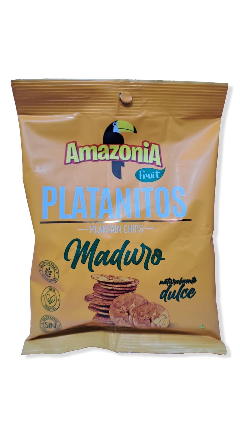 Bananenchips aus Kochbananen SAMAI - Natursüß - Ecuador