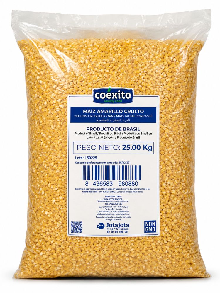 Maiz Amarillo Trillado - Gelber Mais 25Kg