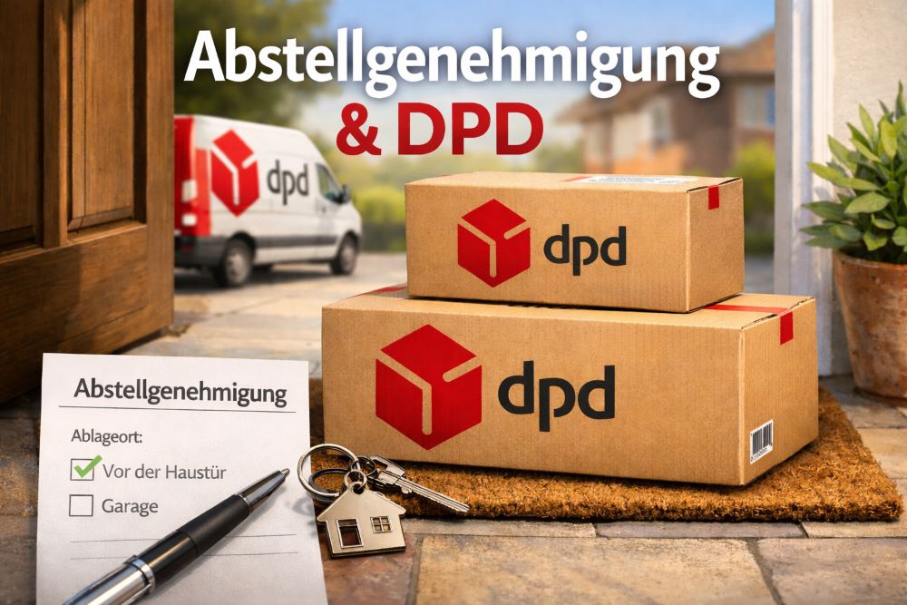 Abstellgenehmigung fr DPD Lieferung
