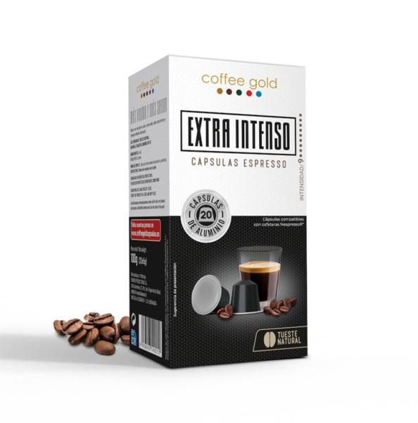 Kaffeekapseln Coffee gold - EXTRA INTENSO - Nespresso kompatibel