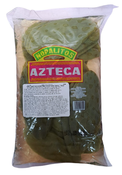 Nopales -enteros- en Salmuera AZTECA - 1Kg