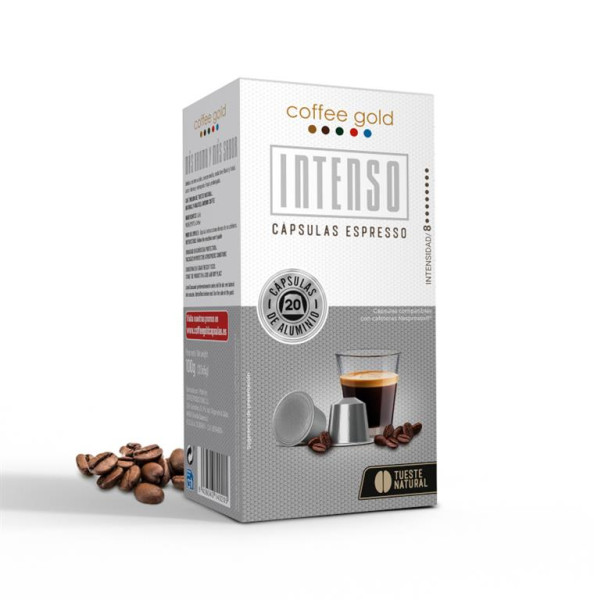 Kaffeekapseln Coffee gold - INTENSO - Nespresso kompatibel