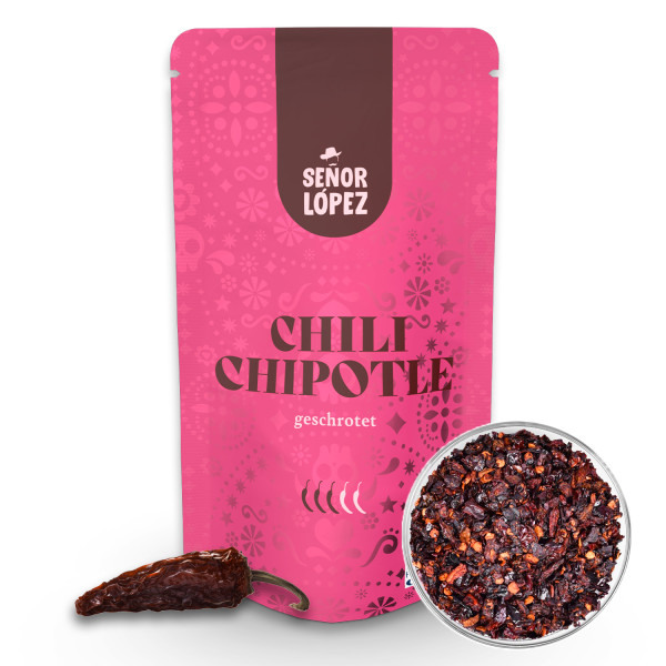 Chipotle Chili geschrotet - SEÑOR LOPEZ - 30g