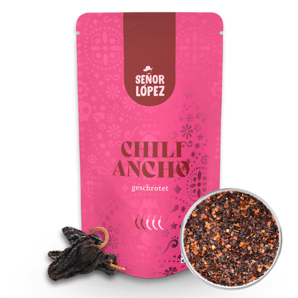 Ancho Chili geschrotet Señor López