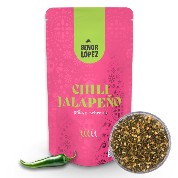 Jalapeno Chili geschrotet - SEÑOR LOPEZ - 25g