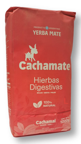 Cachamate - Mate Tee mit Kräuter 1Kg (rosa)